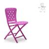 Zac spring lila szék
