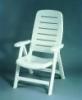 Bolero ötpozíciós fehér szék