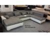 Caracas uform sarok kanapé ülőgarnitúra fehér szürke 340x205x155 cm ágyazható...