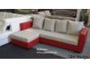 Szonja sarok kanapé ülőgarnitúra piros fehér színben 230x150cm ágyazható...