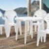 CURVER Bonaire magastámlás műanyag kerti szék fehér -19 !!!