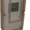 Fogyasztásmérő szekrény 1 fázisú elektronikus fogyasztásmérőhöz PVT 3060 EM