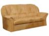 Anett klasszikus stílusú, 3 személyes, ággyá alakítható, valódi bőr kanapé