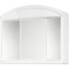 AQUALINE SALVA Tükrös fürdőszoba szekrény, fehér, 59x50x15,5, 671232 Sapho