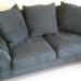 Fekete 3 személyes kanapé, ülőgarnitúra használt jó állapotban