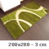 Shaggy szőnyeg 3 cm-es, (SG690) Zöld 200x280 cm
