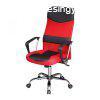 Irodai szék, fekete piros, TC3-973M