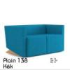 D2 Plain 138 cm széles kanapé kék