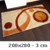 Shaggy szőnyeg 3 cm-es, (700A) Terra 200x280 cm
