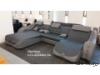 Design uform sarok kanapé ülőgarnitúra 180x397x225 cm grafit szürke ágyazható...