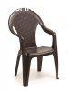 GIGLIO magastámlás rattan hatású barna szék