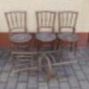 4 darab régi Thonet szék parasztház padlásáról