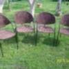 Rattan kültéri kerti székek (4 db)