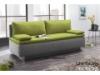 Doppio kanapé ülőgarnitúra nyitható ágyneműtartós zöld szürke színben 96x202 cm...