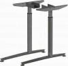 Linear - állítható magasságú irodai asztalláb 650-850 mm, ANTRACIT