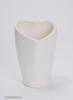 Váza kerámia 12x10x16,5cm fehér