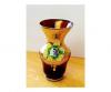 Cseh festett aranyozott váza