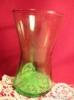 13 cm magas színes üveg váza