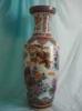 Kézzel festett, japán porcelán, jelölt padló váza