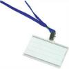 Azonosítókártya tartó, kék nyakba akasztóval, 85x50 mm, mûanyag, DONAU