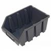 Tároló doboz, ergobox 3, közepes, 170 240 125mm, műanyag, fekete