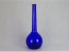 Nagyméretű modern kék üveg váza 55 cm