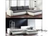 Alézia fehér szürke sarok kanapé ülőgarnitúra átszerelhető 300x210 cm ágyazható...