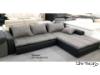 Alézia sarok kanapé fekete grafit szürke ülőgarnitúra ágyazható ágyneműtartós...