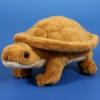 Plüss teknős barna szíben 15 cm