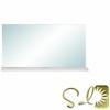 SOL 120 polcos tükör tükörfényes fehér