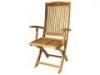 Arlington összecsukható szék teak natur fából 55x61x102...