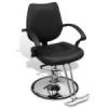 vidaXL Professzionális műbőr fodrász szék fekete