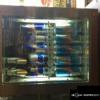 Red Bull üvegajtós inox ital hűtő